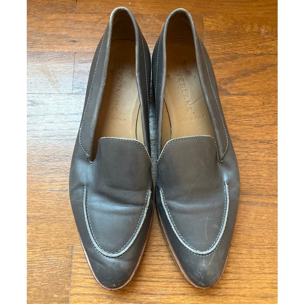 Everlane‎ The Modern Loafer in Gray Peuter Leather 7.5